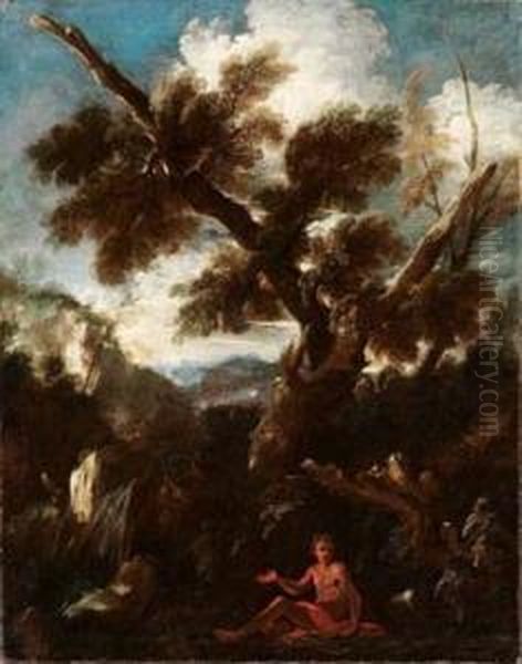 Paesaggio Con San Giovanni Battista - view 1