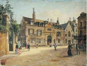 The Hopital de la Salpetriere Paris by Paul Joseph Victor Dargaud