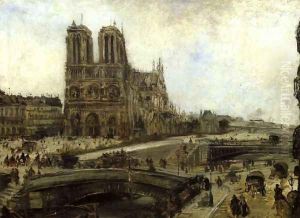 Notre Dame de Paris by Jacques-Edouard Dufeu