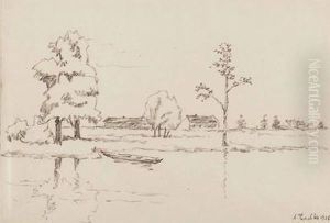 Landschaft by Anton Emanuel Peschka