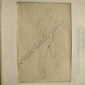 Nude Study by Anton Emanuel Peschka