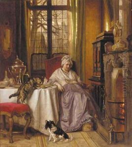 Fast asleep by Josephus Laurentius Dyckmans