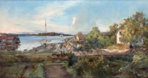 Motiv Fran Vaxholm, Norrhamnen Motiv Fran Vaxholm, Norrhamnen