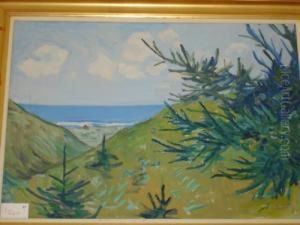 'granar I Kustlandskap'. 63x90 'granar I Kustlandskap'. 63x90