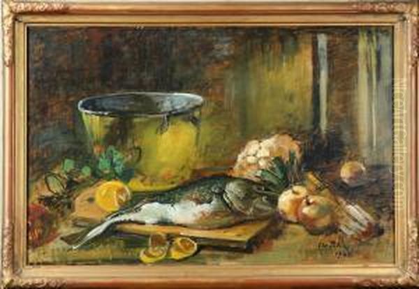 Stilleben, Signerad Ax Peter 1940 - view 1