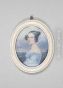 Bildnis Einer Jungen Frau In
Blauem Kleid. by Emanuel Thomas Peter