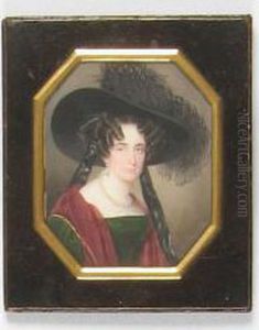 Bildnis Einer Dame Mit Grosem
 Schwarzen Hut.