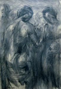 Nu Debout by Adolphe Peterelle