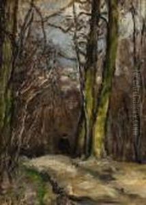 Winterliche
 Waldlandschaft