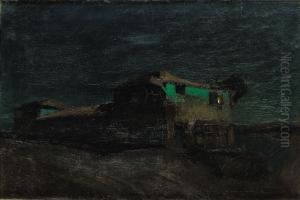 The Old Custom House, Monterey by Charles Rollo Peters