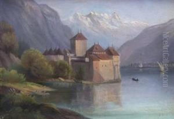 Schuf Als Reisebegleiter Der Konigin Olga Von Wurttemberg Zahlreiche Veduten. - view 1
