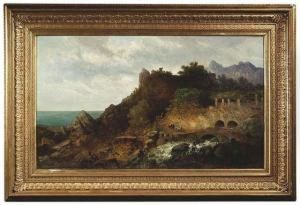 Southern Coastal-landscape With Voyagers