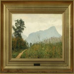 Mountain Scenery, Italy by Edvard Frederik Petersen