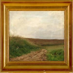 Landscape With Fields by Edvard Frederik Petersen