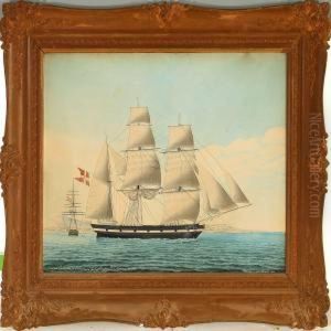 The Barque Concordiaof Copenhagen by Jacob Petersen