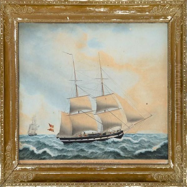 The Brig Colibri Of Aabenraa Under The Command Of Captain N - view 1