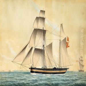 Galeasen Prindsese Lovise Auguste Fort Af Captn