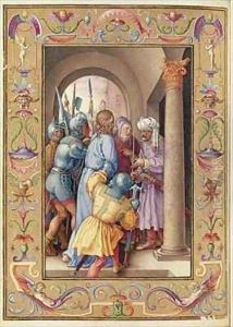 Ms 39 1601 The Arrest of Christ from Passio Domini Nostri Jesu Christi Secundum Joannem by Durer or Duerer, Albrecht