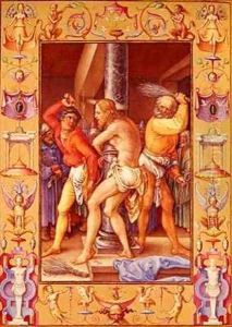 Ms 39 1601 The Flagellation of Christ from Passio Domini Nostri Jesu Christi Secundum Joannem by Durer or Duerer, Albrecht