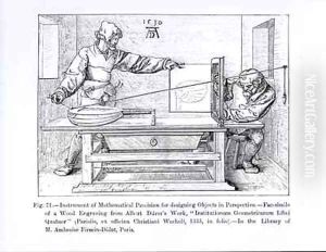 Instrument of Mathematical Precision for Designing Objects in Perspective by Durer or Duerer, Albrecht