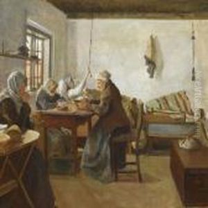 Women In Afarmhouse Interior by Sophie Petersen