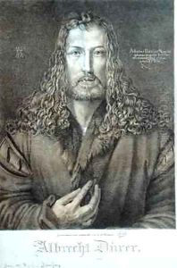 Self Portrait aged 28 by Durer or Duerer, Albrecht