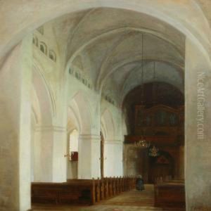 Interior From Afaaborg Church by Tom Petersen