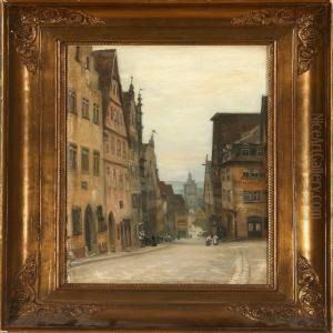 Street Scene Fromrothenburg Street Scene Fromrothenburg