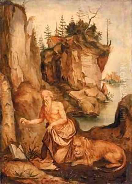 St Jerome and the Lion - view 1