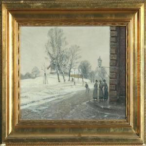 Winter Scenery From Odense by Tom Petersen