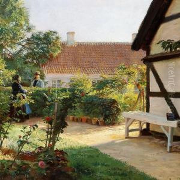 A Conversation In The Garden - view 1