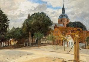 "st. Nicholaikirche In Burg Auf Fehmarn" In The Northern Germany