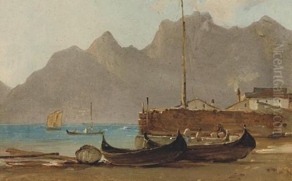 A View Of Capri, A Fishing Village In The Foreground - view 1