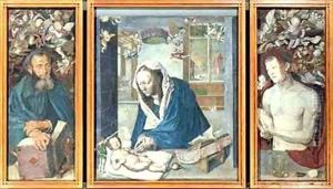 The Dresden Altarpiece by Durer or Duerer, Albrecht