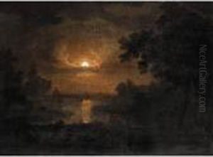 The Flight Into Egypt by Abraham Pether