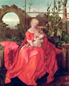 Virgin and Child Madonna with the Iris 2