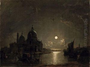 Il canal grande A venezia Con La Chiesa Della Salute