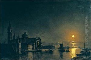 Venice By Moonlight by Henry Pether