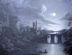 Moonlit River Scene