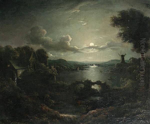 Moonlit Lamdscape - view 1