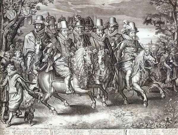 Cavalcade of Eleven Princes of Orange-Nassau 1621 - view 1
