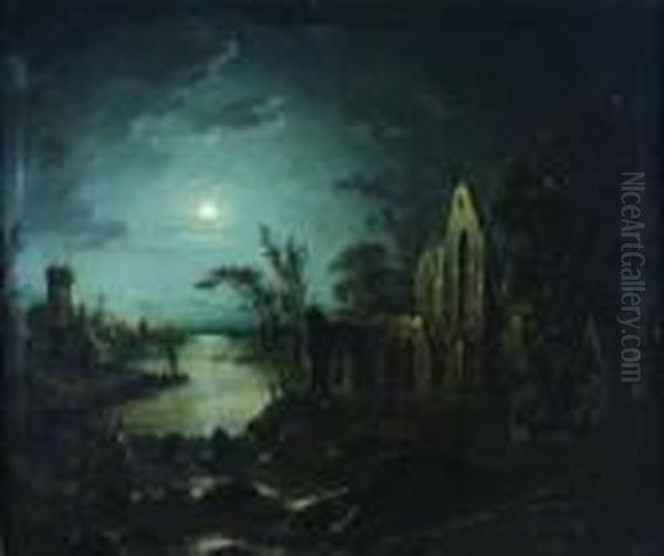 Ruins In The Moonlight - view 1