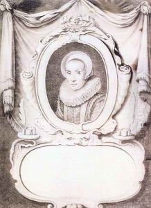 Portrait of Maria Strick 1620 by Willem Jacobsz Delff
