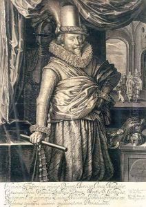 Portrait of Frederick Hendrick, Prince of Orange-Nassau 1619 by Willem Jacobsz Delff