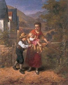 The Happy Mother by Charles Petit