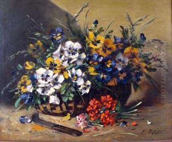 Flower Basket With Knife - view 1
