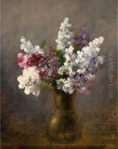 A Flower Still Life by Eugene Petit