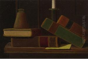 Still Life With Books by John Frederick Peto