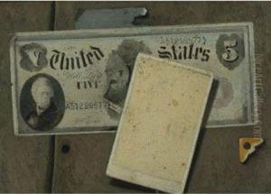 Five Dollar Bill by John Frederick Peto
