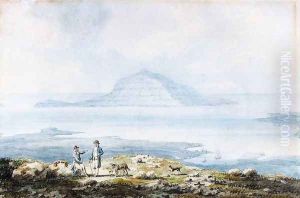 View of the Town of Thorshaven and the Harbour of Frederickswaag, Faroe Islands by Edward Dayes